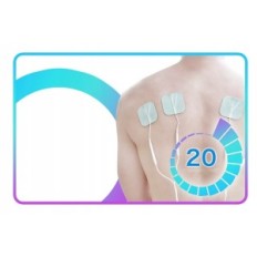 Profesjonalny elektroniczny masażer pulsacyjny Easy@Home + torba