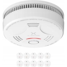 Rilevatore di fumo SD11 X-SENSE, batteria 10 anni, sensore antincendio, set 10 pezzi