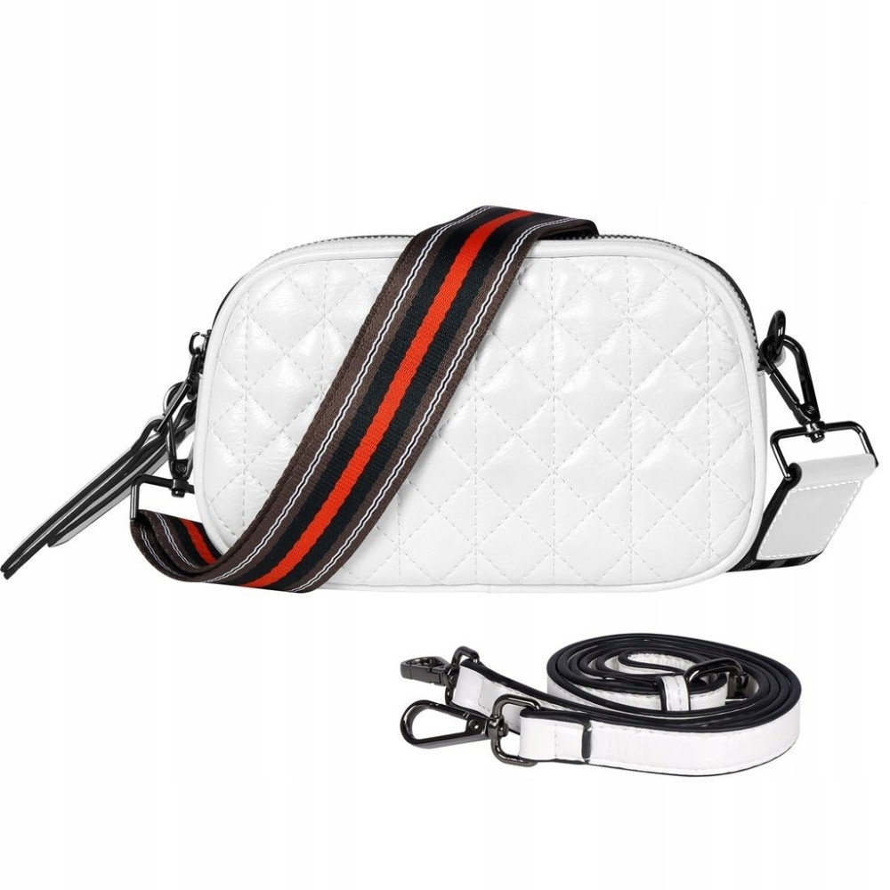 Geestock shoulder bag made of artificial skin in white