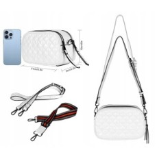 Geestock Shoulder Bag laget av kunstig hud i hvitt