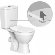 Panneau latéral R & T B6098 avec système de fermeture silencieuse, blanc