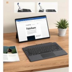 MoKo billentyűzet Microsoft Surface PRO 7 Plus / 7 / 6 / 5 / 4 / 3 olasz szürke