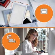 Ljus för lätt toppliv 15.000 luks, 3 intensitetsnivåer