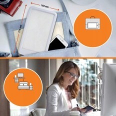 Ljus för lätt toppliv 15.000 luks, 3 intensitetsnivåer