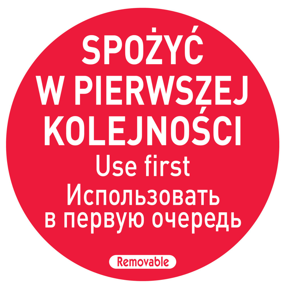 Nalepke za varnost hrane Pomlad prvi ENU EN 500 kos. Hendi 850152