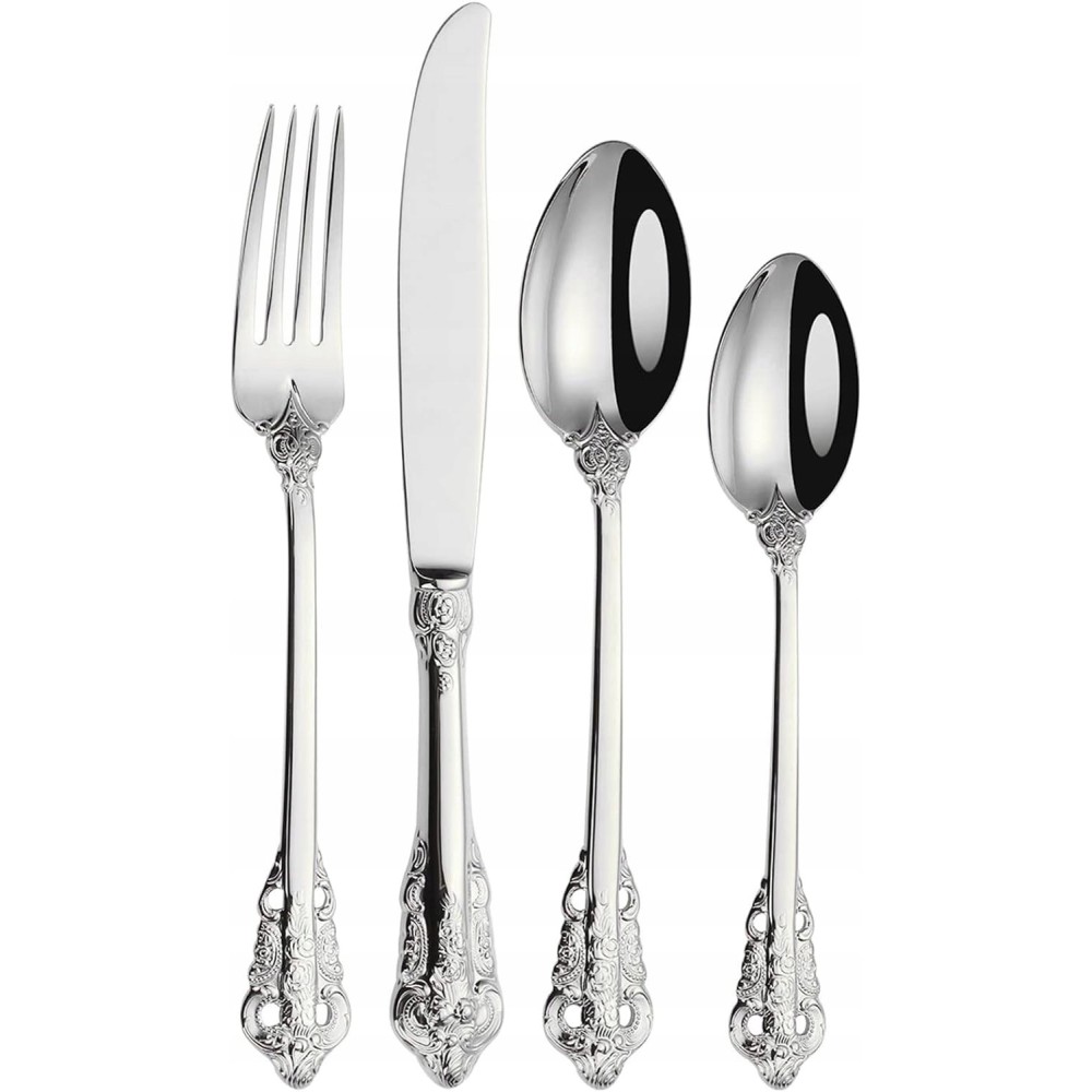 Stainless steel cutlery set Mafier, 24 elements