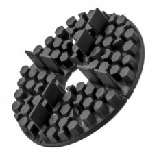 Quick2Fix gummibrickor, 4 mm x-lång 10 mm kontakt, uppsättning av 45 stycken