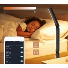 Corner LED floor lamp Bedee with remote control