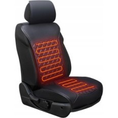 Car Seat Cover Generic z ogrevanjem, črna