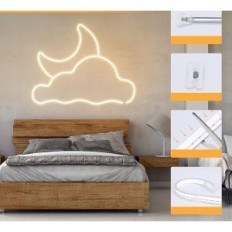 Lamomo 15M 24 V 3000K LED fita preta precisa branca sem caixa e fonte de alimentação