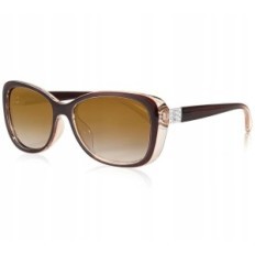 Lives Lunettes de soleil pour femmes Lvioe, polarisée, grand, brun