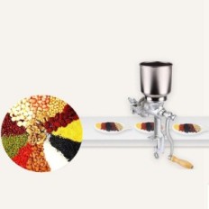 Manual cereal grinder Ejoyous, coffee grinder with handle, 43x28x16cm, cast iron