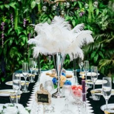 Vāze uz ziediem Sziqiqi metāla 36 cm, sudrabs, komplekts 10 gab.