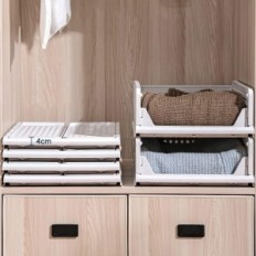Arrangør for Ostold 43 x 33 x 70 cm garderobe, hvit, sett 5 stk.