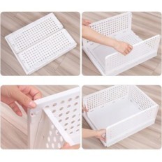 Organizador para el guardarropa de Ostold 43 x 33 x 70 cm, blanco, set 5 PCS.
