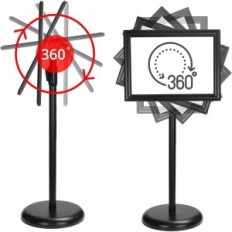 A3 Belle Vous A3 45x32.7 cm Poster rack, alluminio, nero con graffi