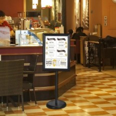 A3 Belle Vous A3 45x32,7 cm ράφι αφίσας, αλουμίνιο, μαύρο με γρατζουνιές