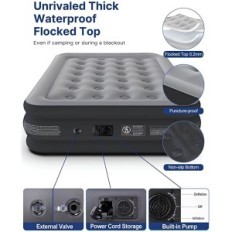 Matelas gonflable Idoo I-C-015 Auto-Soutenu, 195x137x46cm