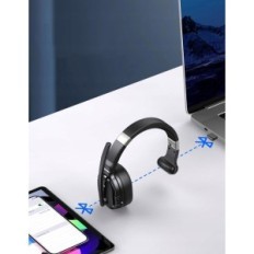 Bluetooth Tecknet TK-H1009 headphones with a microphone, noise reduction