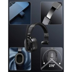 Fones de ouvido Bluetooth TK-H1009 com um microfone, redução de ruído