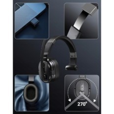 Bluetooth Tecknet TK-H1009 hörlurar med mikrofon, brusreducering