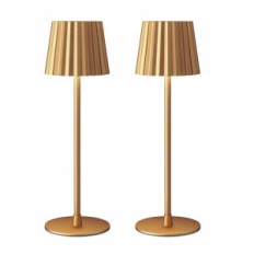 Funtapanta PBG-1230 Lampada da tavolo 2 PCS, 37,5 cm, oro