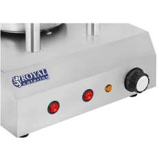 Naprava grelec do 30 vročih psov klobasa 2 zvitki Royal Catering Rchw-350-2