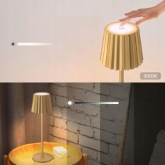 Funtaphanta pbg-1230 bordlampe 2 stk, 37,5cm, guld