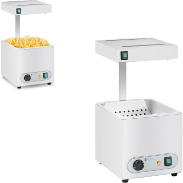 Calentador de papas fritas con radiador de calor 850w Royal Catering Rcwg-1500