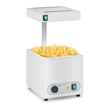 Prancūzų bulvių šildytuvas su šilumos radiatoriaus 850W Royal Catering Rcwg-1500