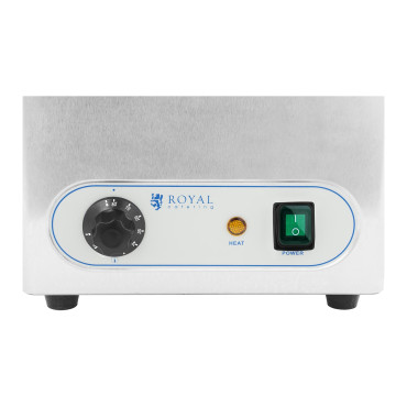 Prancūzų bulvių šildytuvas su šilumos radiatoriaus 850W Royal Catering Rcwg-1500