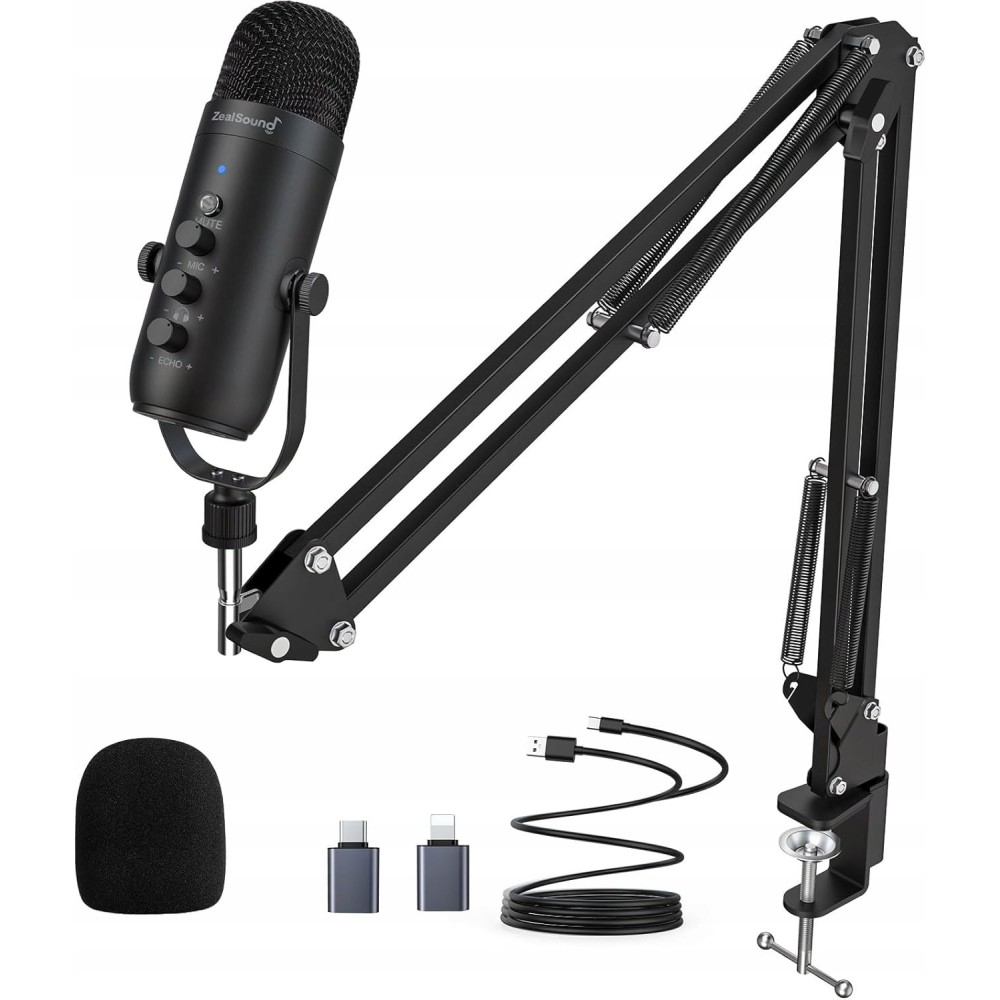 Zealsound K66S USB Mikrofon, PC podcast kit