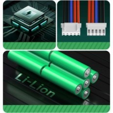 Batterie de rechange MSPalocell 14,4 V 6500 MAH pour l'aspirateur de Deebot EcoVacs