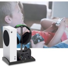 Fjoung for Xbox sērijas s ar 1400 mAh akumulatoru, melns