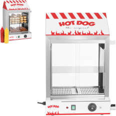 Sito di riscaldamento riscaldante fino a 200 salsicce hot dog 50 Bulk 2000w Royal Catering RCHW 2000