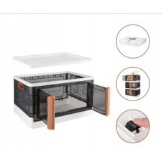 Et sett med folding esker Ruien 4 elementer x 50 l, stablet hjem