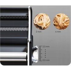 Manuel kager True Køkkenkage Stål op til 4 mm Black Pasta Pastanic med frakkeregulering