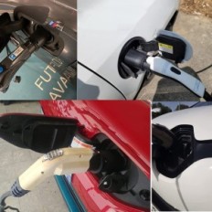 Adapter for loading Khons electric cars from type 1 to type 2