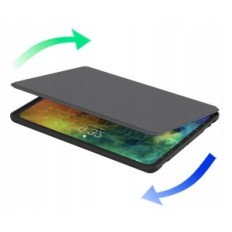 Tapaus QWERTZ Roofei-näppäimistöllä iPad 10,2, iPad Air 3 iPad Pro 10,5 Musta