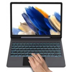 Cover with QWERTZ ROOFEI keyboard for Galaxy Tab A8 10.5 '' black