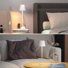 Trådløs Malux PBG-1238 Tabellampe, 2 stk, 385mm, IP54 Hvit