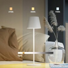 Trådløs Malux PBG-1238 Bordlampe, 2 stk, 385mm, IP54 White