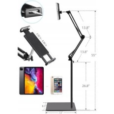 Podlahová rukoväť pre tablet Bluusuuk 4.7-12.9 "čierna