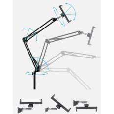 Floor handle for tablet Bluusuuk 4.7-12.9 "Black