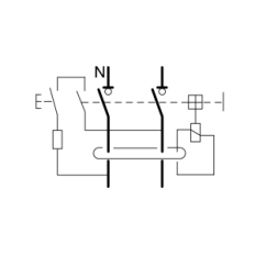 Interrupteur différentiel Hager 63A 30 a 2 pôles de type A Auto / Vis