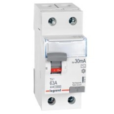 Legrand 411556 DX Switch DX3 2P 63A TYE A 30mA 2 -moduulit