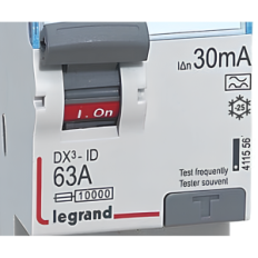 Legrand 411556 DX Stikalo DX3 2P 63A Tye 30mA 2 moduli