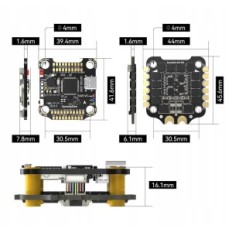 Brzo pčelinji V3 FPV Drone FC 30x30 za Drone 4 "i 5"