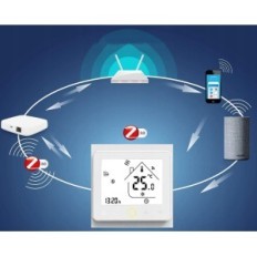 Termostato moes zigbee, bevielis šildomas grindis, 16 a