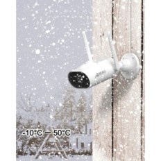 Sikkerhedskamera Angran 2K HD 3MP, Wi-Fi med 4 x 3 MP kameraer, op til 30 m